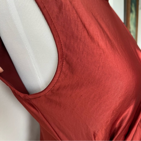 House of Harlow 1960 Rust Circle Keyhole Formal Dress - Picture 7 of 9